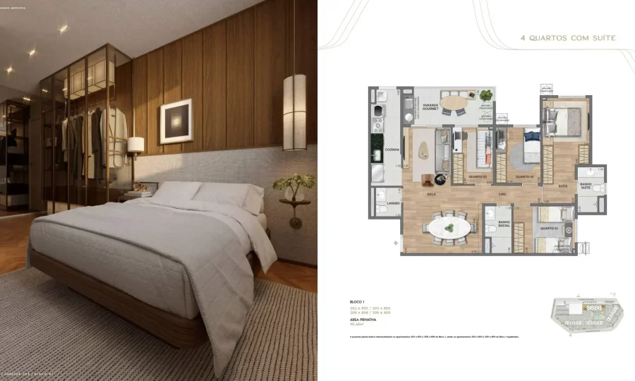 Wellness Planta 4 quartos